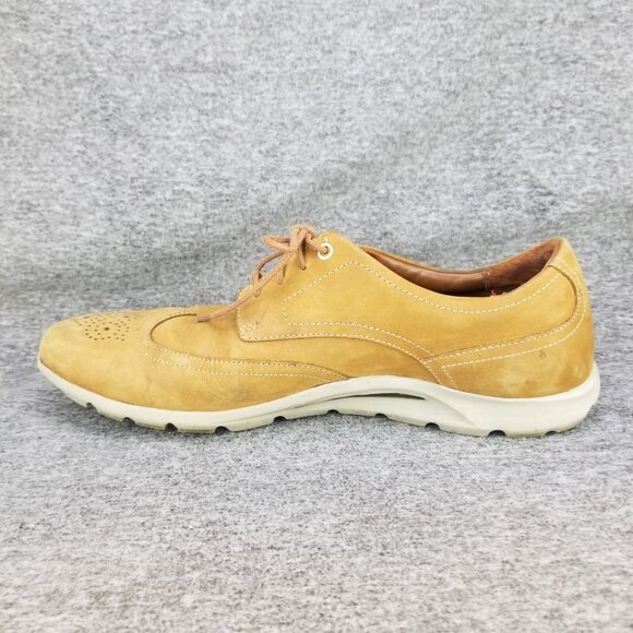 ✅Rockport Truealk Zero Brown Leather Wingtip Oxford Shoes Mens 13 Casual Comfort - Picture 10 of 11